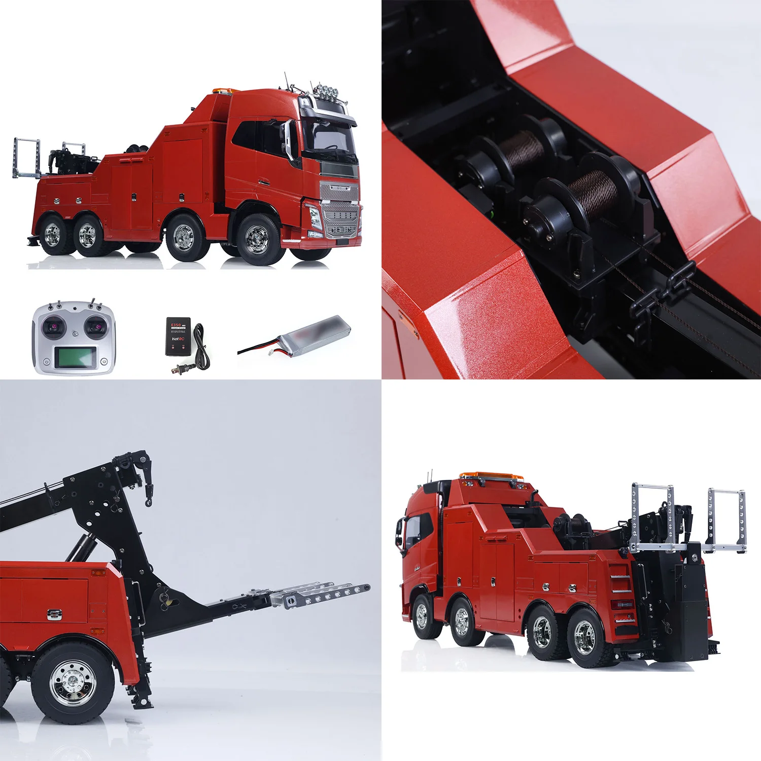 TAMIYA 56362 1/14 8x4 RC Wrecker Буксирный грузовик FH16 RTR Модель электроспасательного автомобиля I6S Пульт дистанционного управления Перезаряжаемая батарея Звук 
TAMIYA 56362 1/14 8x4 RC Wrecker Буксирный грузовик FH16 RTR Модель электроспасательного автомобиля I6S Пульт дистанционного управления Перезаряжаемая батарея Звук