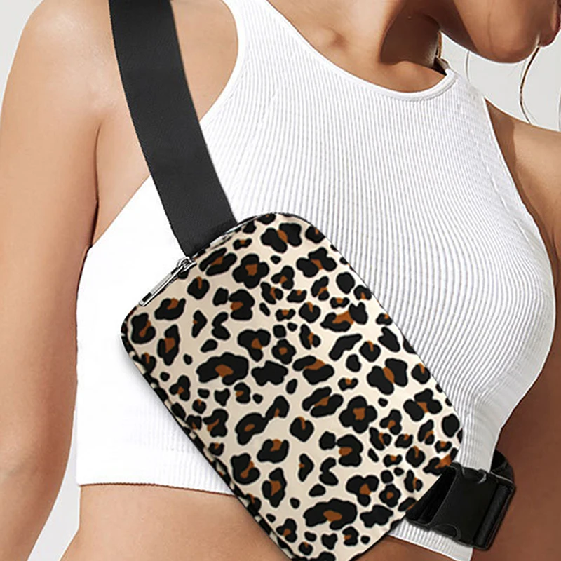 Fashion Leopard Women Waist Bag Female Phone Purses Ladies Chest Wide Strap Crossbody Shoulder Bags Small Packs
Fashion Leopard Women Waist Bag Female Phone Purses Ladies Chest Wide Strap Crossbody Shoulder Bags Small Packs