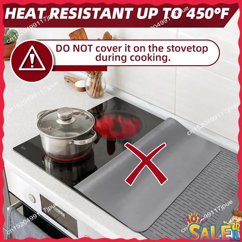 BOFO Silicone Electric Stove Cover For Stove Top, 28X20inch Glass Top Stove Cover Protector For Electric Stove, Silicone Mat
BOFO Silicone Electric Stove Cover For Stove Top, 28X20inch Glass Top Stove Cover Protector For Electric Stove, Silicone Mat