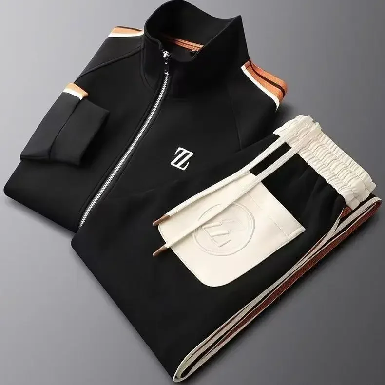 Men's new stand up collar casual sports jacket 2025 fashion trend jacket two-piece set youth street party brand men's suit trend
Men's new stand up collar casual sports jacket 2025 fashion trend jacket two-piece set youth street party brand men's suit trend