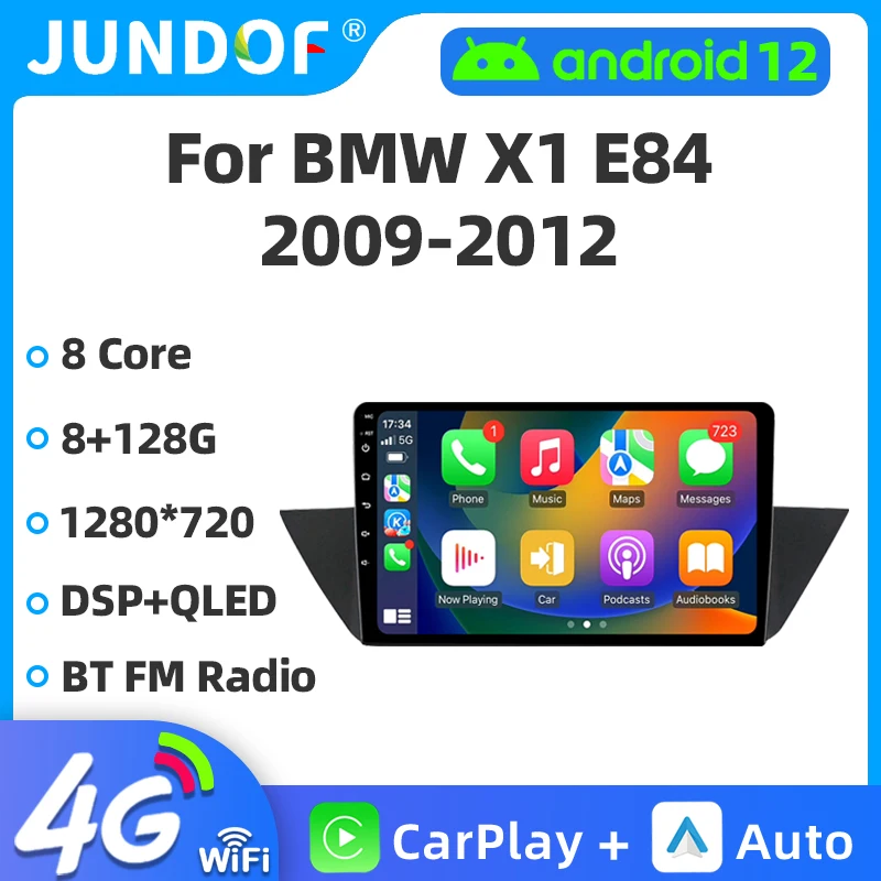Android 12 Car Radio Multimedia Player Wireless Carplay Auto DSP QLED Screen GPS Navigation 4G WIFI RDS For BMW X1 E84 2009-2012
Android 12 Car Radio Multimedia Player Wireless Carplay Auto DSP QLED Screen GPS Navigation 4G WIFI RDS For BMW X1 E84 2009-2012
