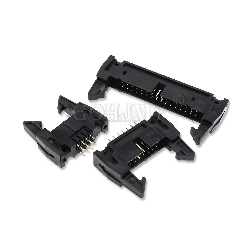 5pcs 2.54mm Pitch DC2 10/14/16/20/26/30/34/40/50 Pin Right angle Hook Horn Socket Connector For Flat Ribbon Cable IDC Socket
5pcs 2.54mm Pitch DC2 10/14/16/20/26/30/34/40/50 Pin Right angle Hook Horn Socket Connector For Flat Ribbon Cable IDC Socket