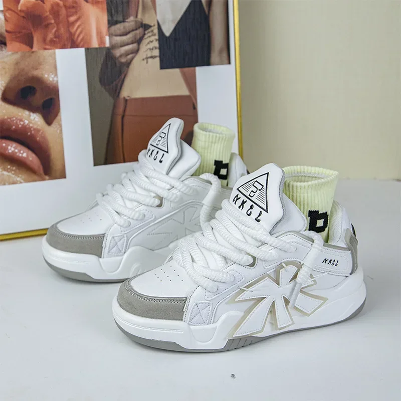 Grey Fashion American Retro Style Platform Casual Sneakers Women Niche Breathable Male Footwear High Street Mens Sports Shoes
Grey Fashion American Retro Style Platform Casual Sneakers Women Niche Breathable Male Footwear High Street Mens Sports Shoes
