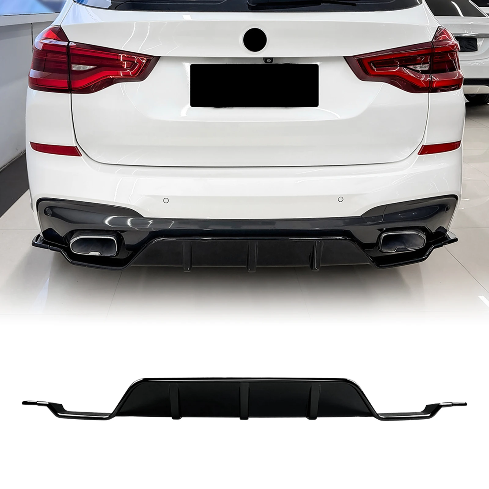 Carbon Fiber Look/Gloss Black Rear Bumper Diffuser Lip Spoiler Tail Splitter Guard Blade For 2018-2021 BMW X3 G01 M Sport
Carbon Fiber Look/Gloss Black Rear Bumper Diffuser Lip Spoiler Tail Splitter Guard Blade For 2018-2021 BMW X3 G01 M Sport