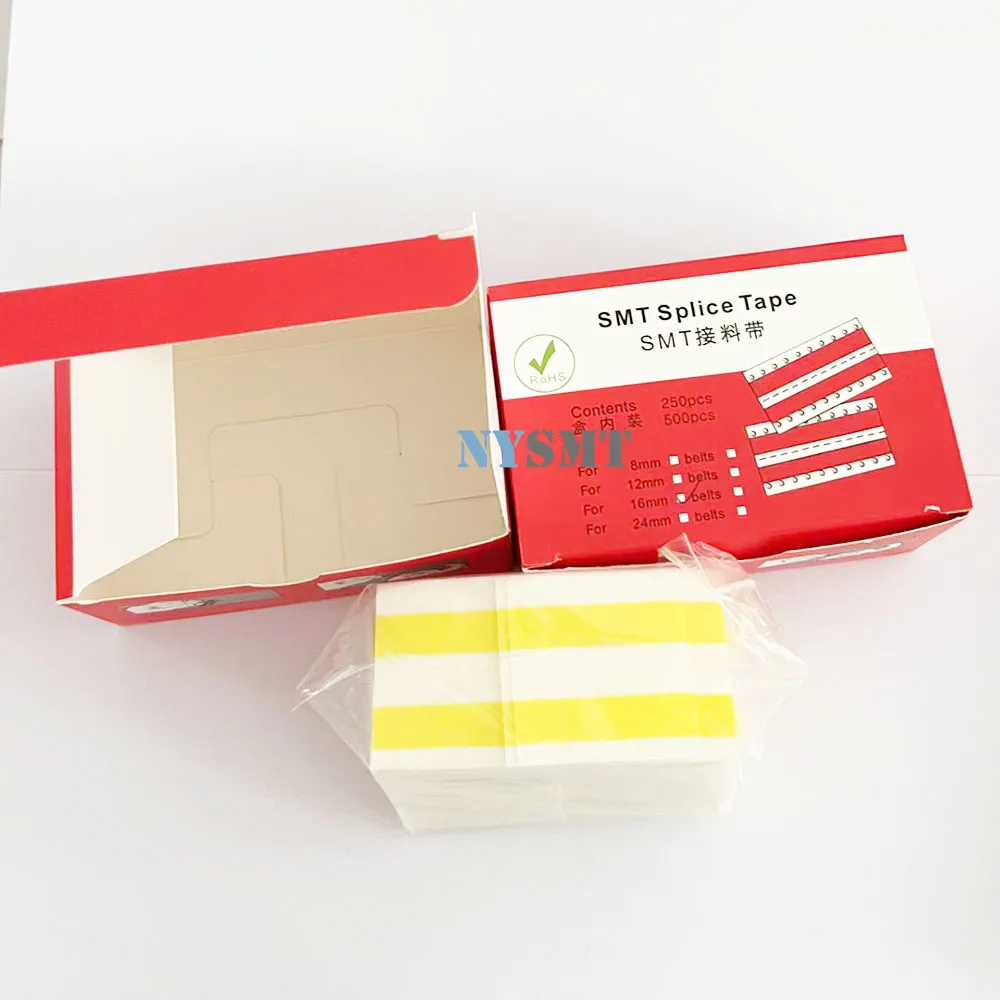 SMT Feeder Tape Double-sided Bonding 16mm 250pcs box Splice Tape For SMT production line
SMT Feeder Tape Double-sided Bonding 16mm 250pcs box Splice Tape For SMT production line