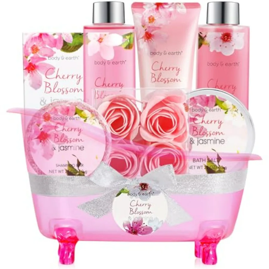 Spa Gifts for Women Self Care Kit - 8pcs and Jasmine Bath Sets for Women, Birthday, Mother's Day Gift Baskets for Mother, Wife,
Spa Gifts for Women Self Care Kit - 8pcs and Jasmine Bath Sets for Women, Birthday, Mother's Day Gift Baskets for Mother, Wife,