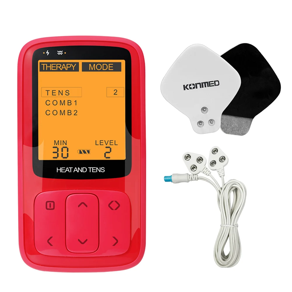 Heating TENS/EMS Muscle Stimulator with Self-Heating Electrode Pads for Joint and Muscle Pain Relief
Heating TENS/EMS Muscle Stimulator with Self-Heating Electrode Pads for Joint and Muscle Pain Relief