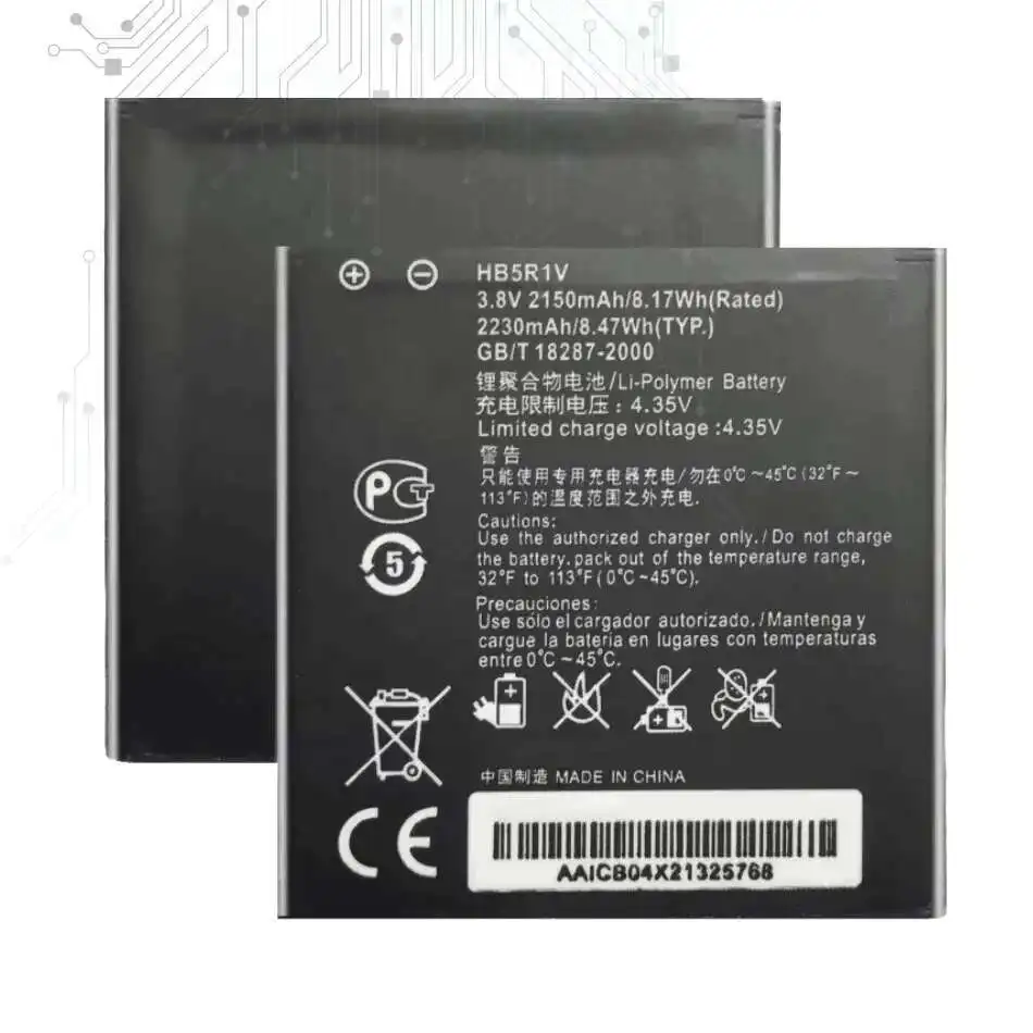 Аккумулятор для телефона Huawei Honor 2 3 Quad U9508 G600 U8950 T8950 U9508 U8832D U8836D G500 C8826D G500C HN3-U01 HB5R1V 2150 мАч
Аккумулятор для телефона Huawei Honor 2 3 Quad U9508 G600 U8950 T8950 U9508 U8832D U8836D G500 C8826D G500C HN3-U01 HB5R1V 2150 мАч