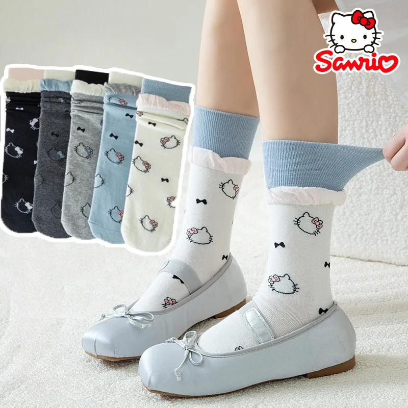Sanrio HelloKitty Cartoon Socks Women Kawaii Creativity Socks Weat Anti Odor Breathable Long Socks Soft Clothes Accessories Gift
Sanrio HelloKitty Cartoon Socks Women Kawaii Creativity Socks Weat Anti Odor Breathable Long Socks Soft Clothes Accessories Gift