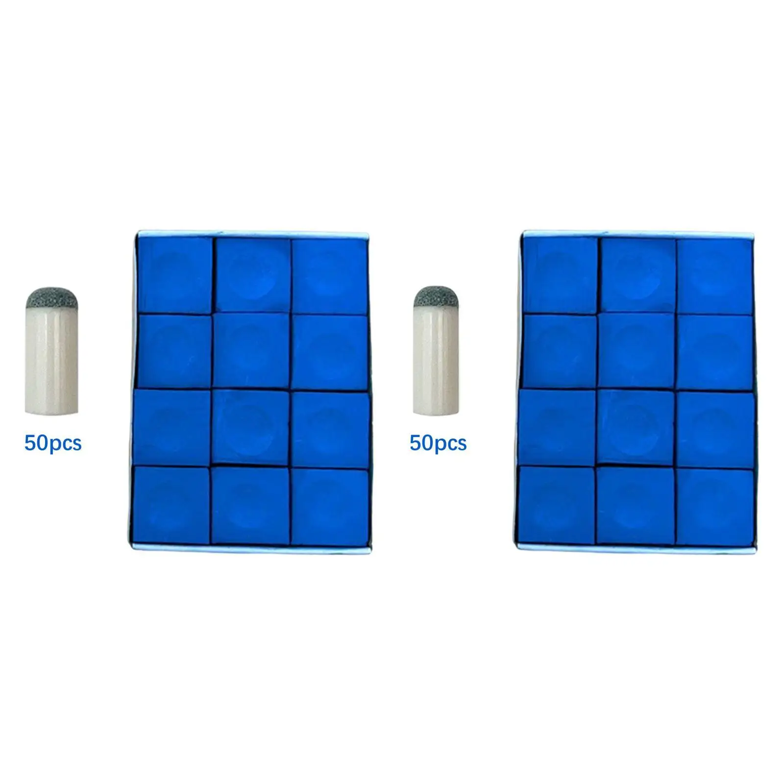 50 Pieces Slip on Pool Cue Tips, Snooker Cue Tips with Pool Cue Chalk, Parts Accessories, Billiard Pool Cue Tips
50 Pieces Slip on Pool Cue Tips, Snooker Cue Tips with Pool Cue Chalk, Parts Accessories, Billiard Pool Cue Tips