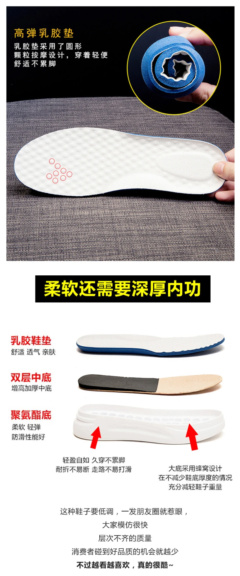 Womens White High Top Platform Sneakers Leather Upper Thick Sole Casual Lace Up Shoes Lightweight Non Slip Height Increasing 5 S2fed977c9f18493695c37bb4ae9d6a3cn