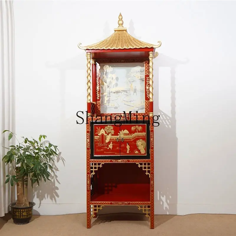 CL Chinese Classical Solid Wood Buddha Statue Bedroom Painted Shrine Cabinet Living Room Old God of Wealth Rack
CL Chinese Classical Solid Wood Buddha Statue Bedroom Painted Shrine Cabinet Living Room Old God of Wealth Rack