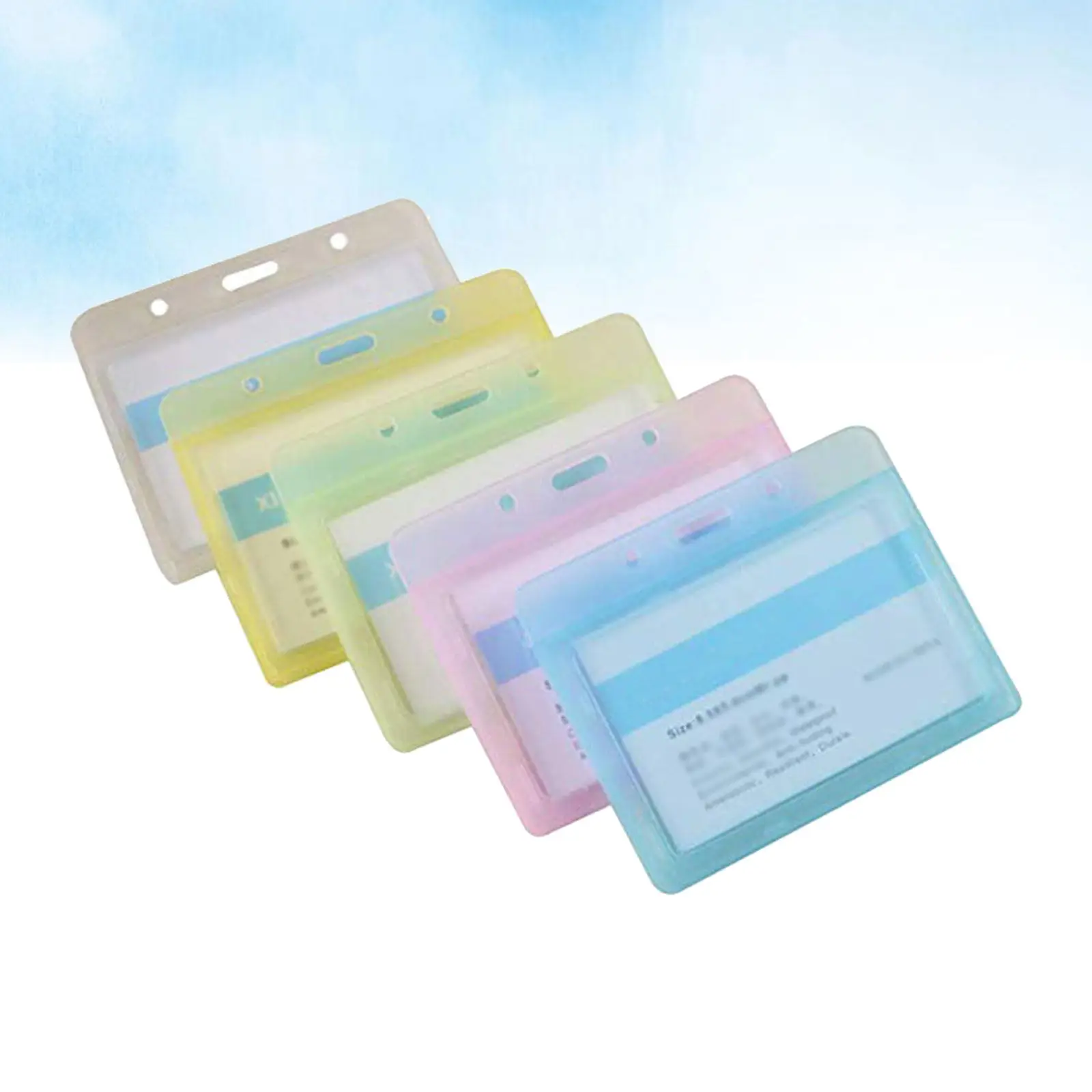 10Pcs Id Cover Waterproof Dull Polished Colored Weather Resistant for Office School Badge Holder Protection Portable Hanging
10Pcs Id Cover Waterproof Dull Polished Colored Weather Resistant for Office School Badge Holder Protection Portable Hanging