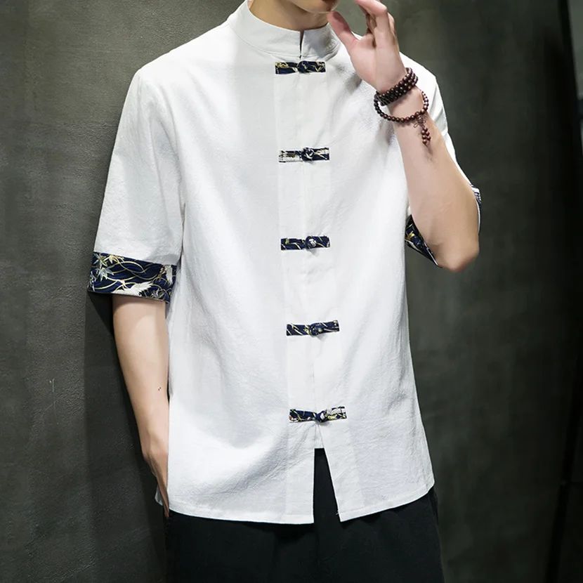 Men's Linen Short Sleeve Shirt Thin New Chinese Style Cotton Linen Summer Fashion Urban Casual Breathable Comfortable Sun Pro...
Men's Linen Short Sleeve Shirt Thin New Chinese Style Cotton Linen Summer Fashion Urban Casual Breathable Comfortable Sun Pro...