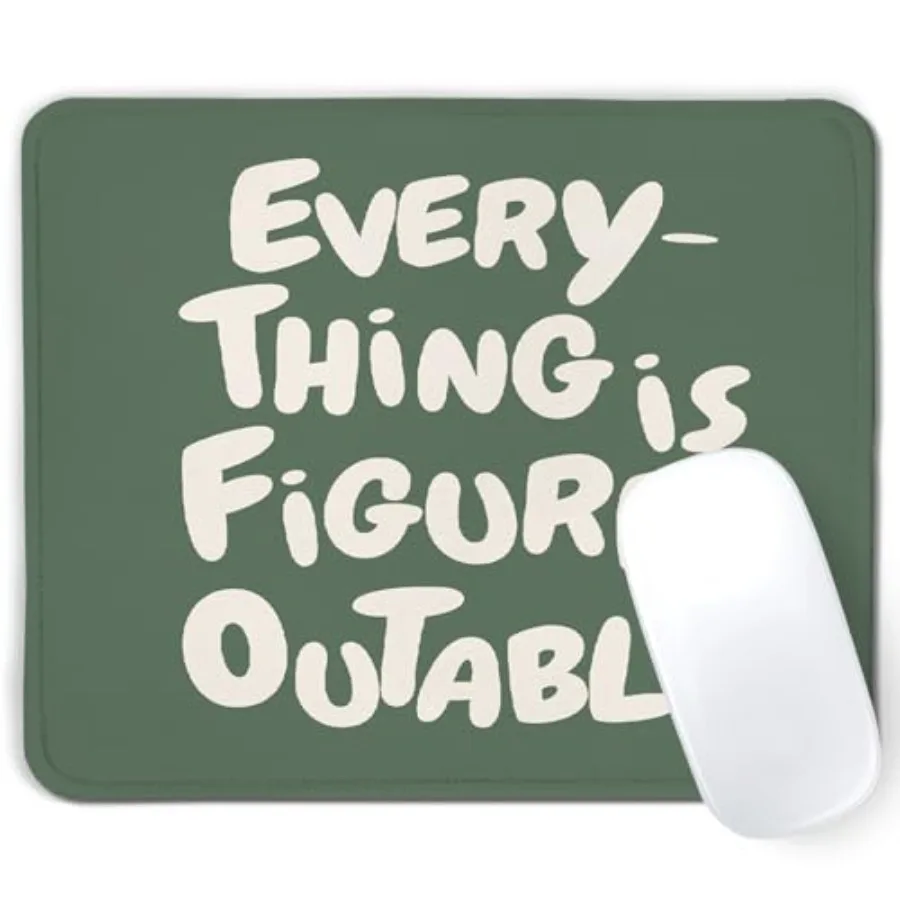 Inspirational Mouse Pad, Everything is Figureoutable Positive Quote Mousepad Mouse Mat with Non-Slip Rubber Base for Home Offic
Inspirational Mouse Pad, Everything is Figureoutable Positive Quote Mousepad Mouse Mat with Non-Slip Rubber Base for Home Offic