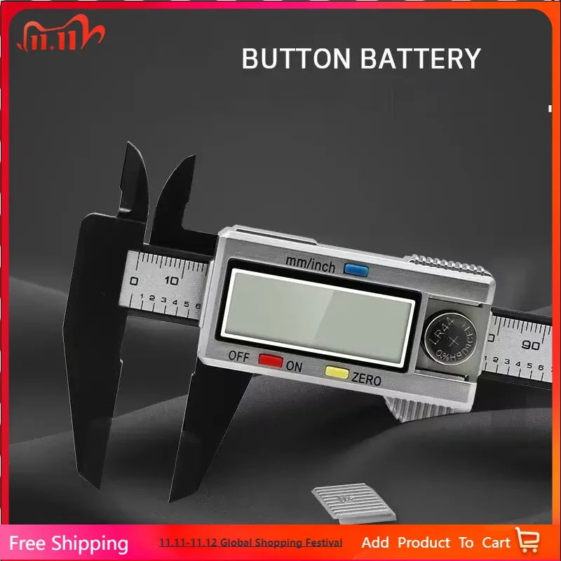 0-150mm High Strength Plastic Student Home Woodworking Gap Play Measuring Calipers Electronic Digital Calipers
0-150mm High Strength Plastic Student Home Woodworking Gap Play Measuring Calipers Electronic Digital Calipers