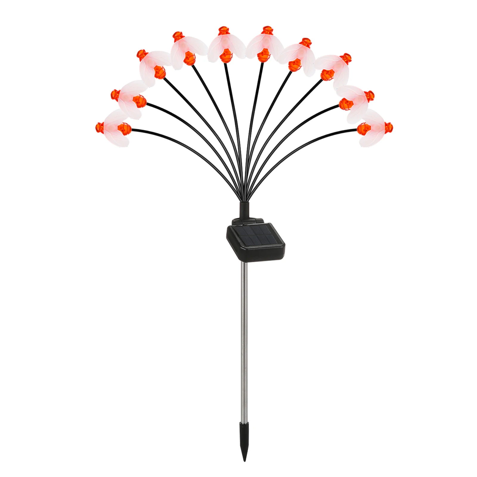 Solar Garden Lights Honey Bees Swaying Lawn Lamp Outdoor Landscape Pathway Light IP65 Waterproof Warm Light 6-head 8-head
Solar Garden Lights Honey Bees Swaying Lawn Lamp Outdoor Landscape Pathway Light IP65 Waterproof Warm Light 6-head 8-head