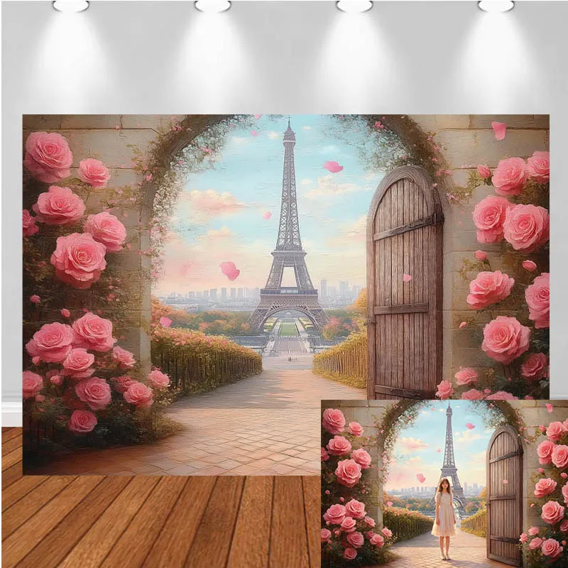 LS Photography Backdrop Eiffel Tower Garden Arch Floral Decor Birthday Wedding Cake Smash Kids Adult Portrait Photo Background
LS Photography Backdrop Eiffel Tower Garden Arch Floral Decor Birthday Wedding Cake Smash Kids Adult Portrait Photo Background