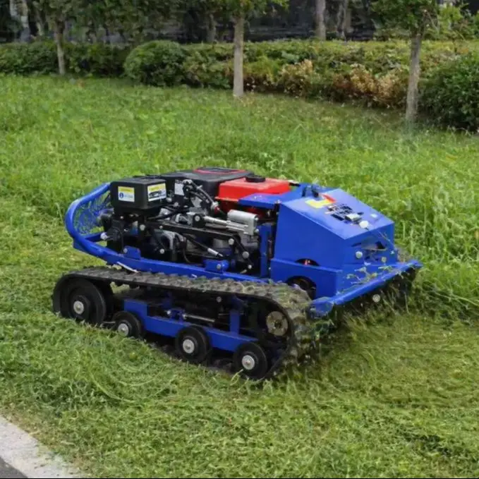 Industrial-Grade RC Tracked Mower 23HP 60° Slope Adaptability 800mm Cutting Width Smart Remote Control Lawn Mower
Industrial-Grade RC Tracked Mower 23HP 60° Slope Adaptability 800mm Cutting Width Smart Remote Control Lawn Mower