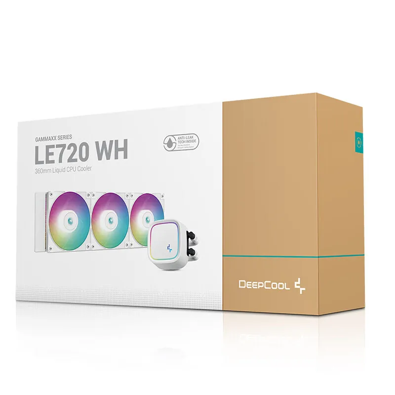 Deepcool Le720-Argb White All-In-One Cpu Water Cooling Radiator (Cooling Fan/Low Noise Water Pump/Multi-Platform Installation)
Deepcool Le720-Argb White All-In-One Cpu Water Cooling Radiator (Cooling Fan/Low Noise Water Pump/Multi-Platform Installation)