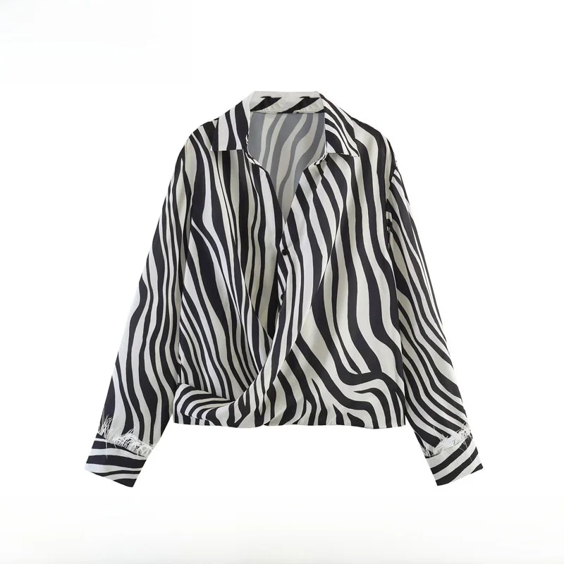 Spring Summer New Arrival Women's Fashionable Feather Animal Print Shirt ZR Style Versatile Polyester Fiber Long Sleeve Blouse
Spring Summer New Arrival Women's Fashionable Feather Animal Print Shirt ZR Style Versatile Polyester Fiber Long Sleeve Blouse