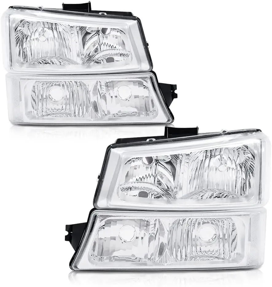 Фара в сборе, совместимая с моделями Chevy Silverado 1500 2500 3500 HD 2003-2006 гг., со стороны драйвера и пассажира, совместима с
Фара в сборе, совместимая с моделями Chevy Silverado 1500 2500 3500 HD 2003-2006 гг., со стороны драйвера и пассажира, совместима с