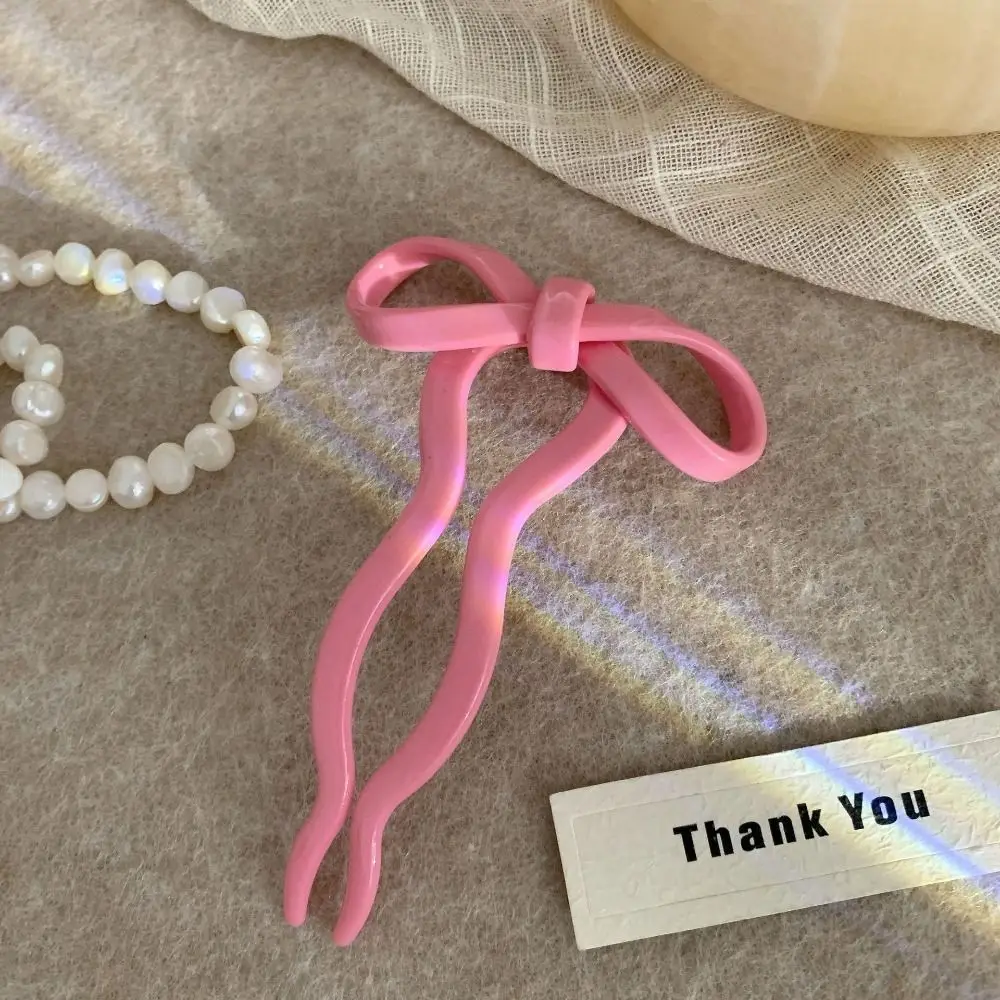 Multicolor Acetic Acid Bow Hair Stick Chinese Style Headdress U-shaped Hairpin Hair Clip Hair Accessories Pan Hair Fork Daily
Multicolor Acetic Acid Bow Hair Stick Chinese Style Headdress U-shaped Hairpin Hair Clip Hair Accessories Pan Hair Fork Daily