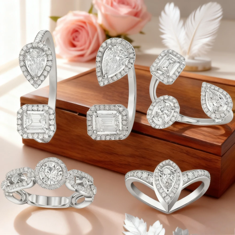 Fashionable jewelry three-diamond sliding ring S925 sterling silver personalized design, couple ring, festival party accessory
Fashionable jewelry three-diamond sliding ring S925 sterling silver personalized design, couple ring, festival party accessory