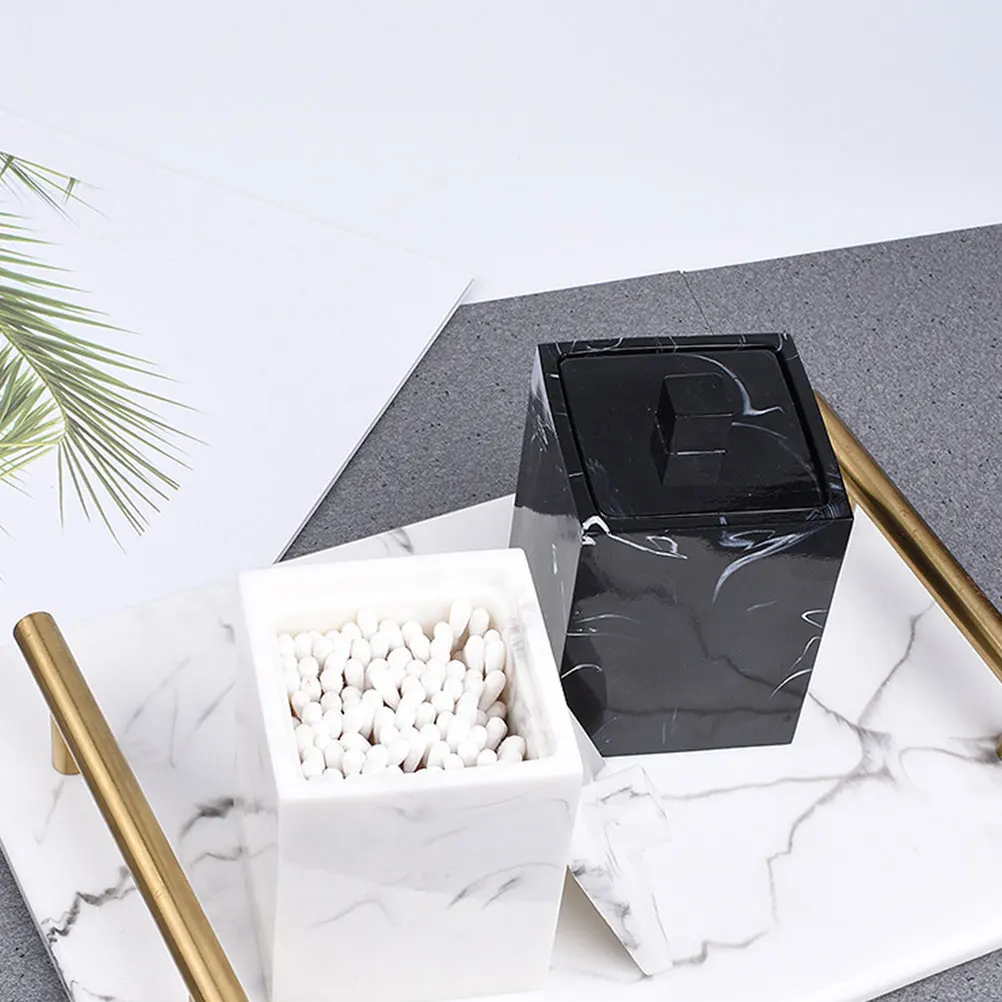 Cotton Swab Apothecary Jars Resin Marble Storage Organizer Apothecary Jars Modern Small Accessories Holder
Cotton Swab Apothecary Jars Resin Marble Storage Organizer Apothecary Jars Modern Small Accessories Holder