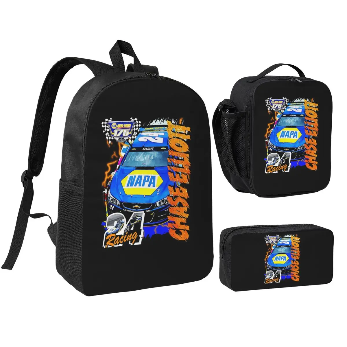 Chase Elliott NAPA Racing Backpack Student BookBag School Bag Shoulder Bags 3ps Insulated Lunch Bag Pencil Case
Chase Elliott NAPA Racing Backpack Student BookBag School Bag Shoulder Bags 3ps Insulated Lunch Bag Pencil Case
