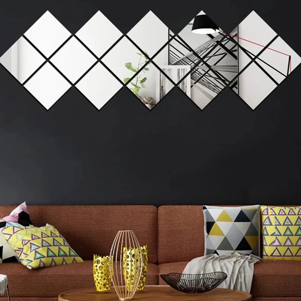 16Pcs Acrylic Mirror Sheets Self Adhesive Wall Decals Modern Square Mirror Tiles for Home Decor Ceiling Background Wall
16Pcs Acrylic Mirror Sheets Self Adhesive Wall Decals Modern Square Mirror Tiles for Home Decor Ceiling Background Wall