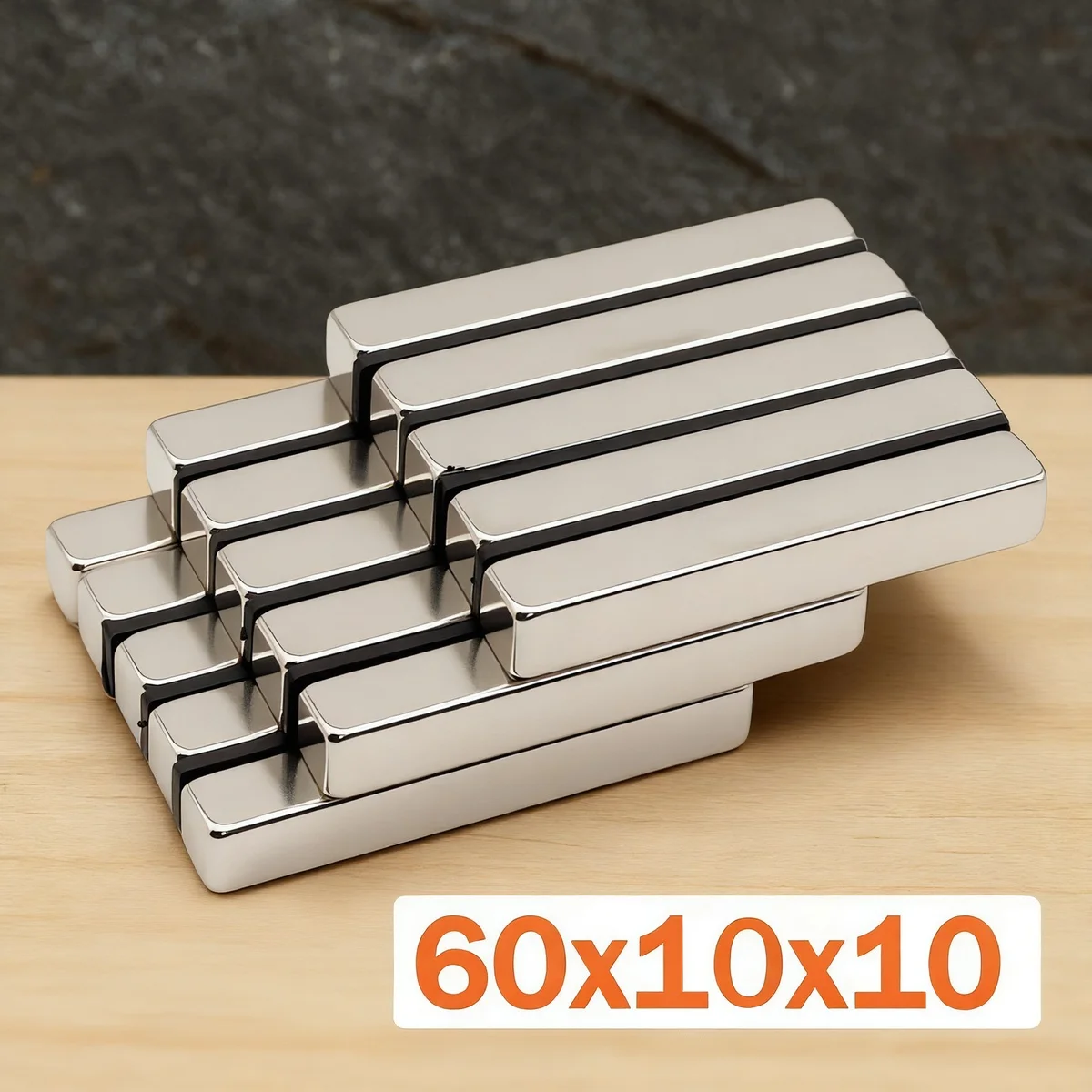 60x10x10mm Super Strong Magnet N35 Block Magnetic NdFeB Neodymium Magnet Powerful Disc imanes Refrigerator Magnets
60x10x10mm Super Strong Magnet N35 Block Magnetic NdFeB Neodymium Magnet Powerful Disc imanes Refrigerator Magnets