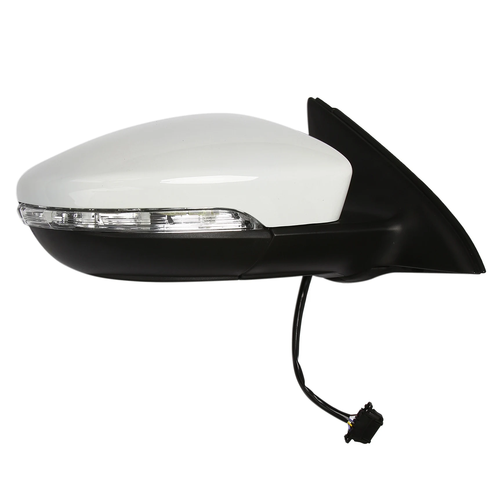 Right Side Rear View Mirror Assembly Power Glass Heated Turn Signal Foldable 8 Wires for JETTA 2011-2018 5C7857508 White
Right Side Rear View Mirror Assembly Power Glass Heated Turn Signal Foldable 8 Wires for JETTA 2011-2018 5C7857508 White