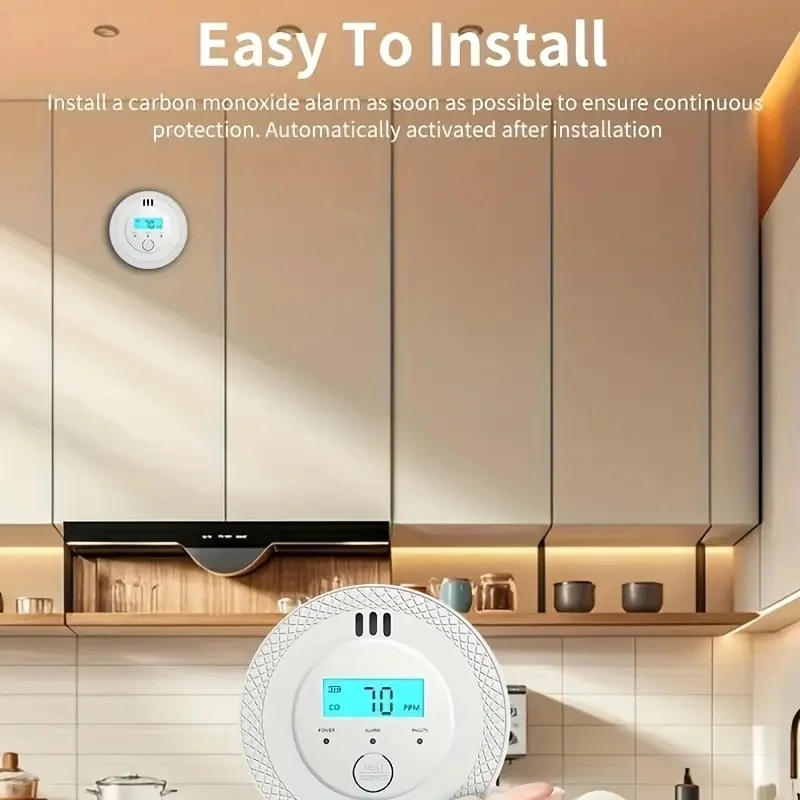 Детектор угарного газа с ЖК-дисплеем Система домашней безопасности Сигнализация CO для мониторинга безопасности
Детектор угарного газа с ЖК-дисплеем Система домашней безопасности Сигнализация CO для мониторинга безопасности