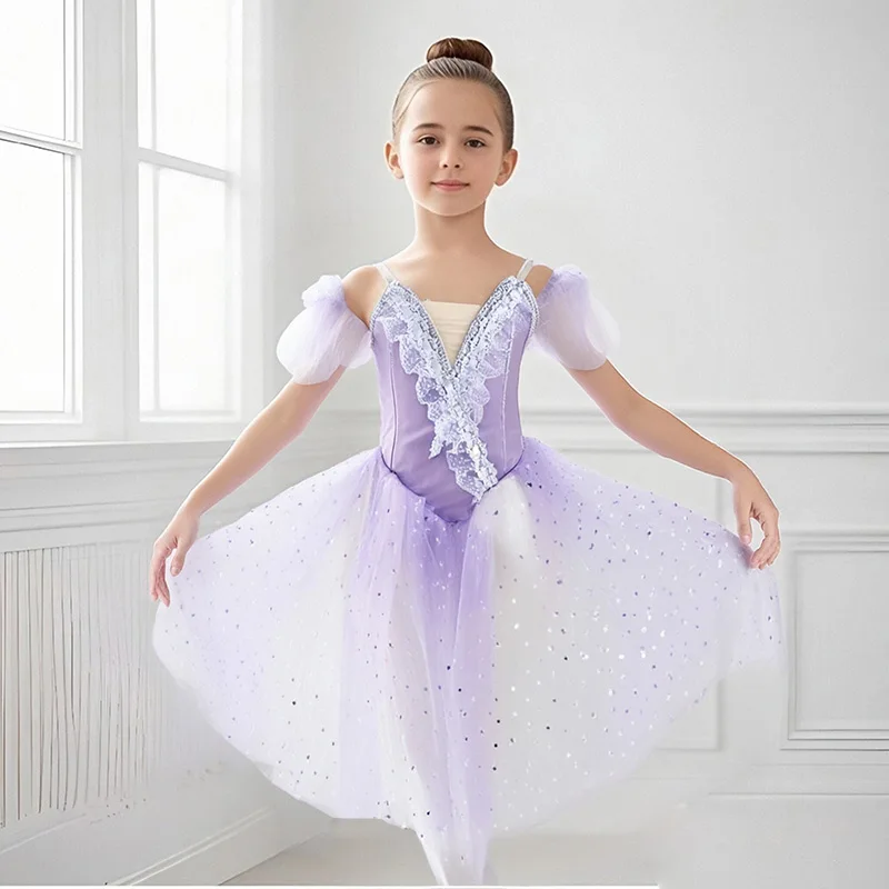 Длинная романтическая балетная юбка-пачка для девочек, платье из мягкого тюля, детские костюмы для выступлений, Жизель, испанский стиль
Длинная романтическая балетная юбка-пачка для девочек, платье из мягкого тюля, детские костюмы для выступлений, Жизель, испанский стиль