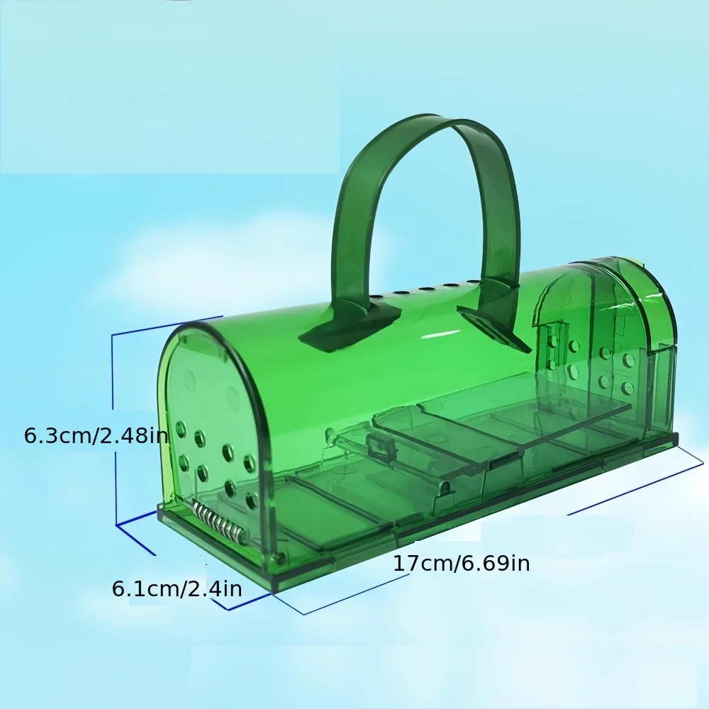 2 шт. пластиковые ловушки для грызунов, высокочувствительная коробка для ловли мышей, гуманная ловушка для живой ловли, пластиковая ловушка для мыши
2 шт. пластиковые ловушки для грызунов, высокочувствительная коробка для ловли мышей, гуманная ловушка для живой ловли, пластиковая ловушка для мыши