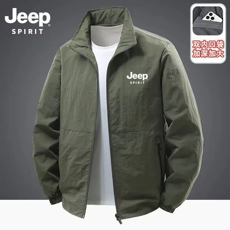 JEEP Spirit stand-collar jacket, 20266 new spring and autumn casual plus-size workwear, outdoor windproof men's top, sports jack
JEEP Spirit stand-collar jacket, 20266 new spring and autumn casual plus-size workwear, outdoor windproof men's top, sports jack