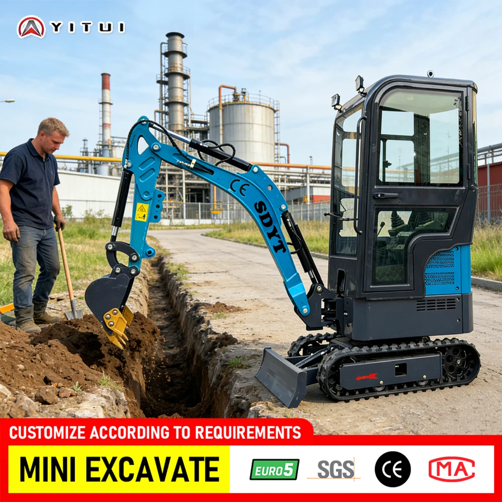 Factory Direct Mini Excavator with cab - Hot Sale for Small-Scale Engineering & Gardening 1.2 Ton for Farm Orchard Customized
Factory Direct Mini Excavator with cab - Hot Sale for Small-Scale Engineering & Gardening 1.2 Ton for Farm Orchard Customized
