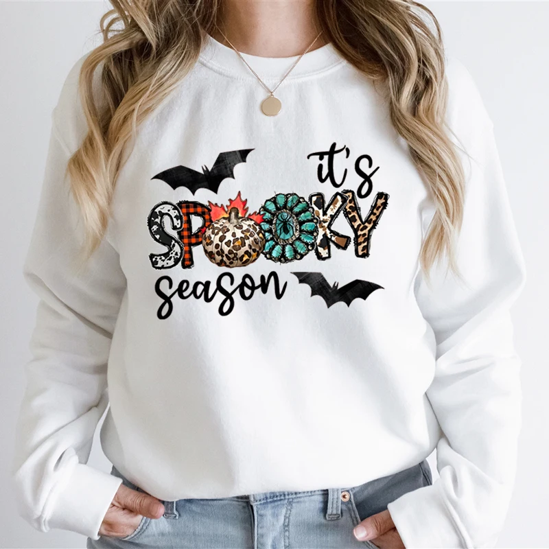 Women Autumn Sweatshirt I'ts Spooky Season Halloween Gift Sweatshirt Hoodie Leopard Spooky Flower Vintage Halloween Sweatshirt
Women Autumn Sweatshirt I'ts Spooky Season Halloween Gift Sweatshirt Hoodie Leopard Spooky Flower Vintage Halloween Sweatshirt