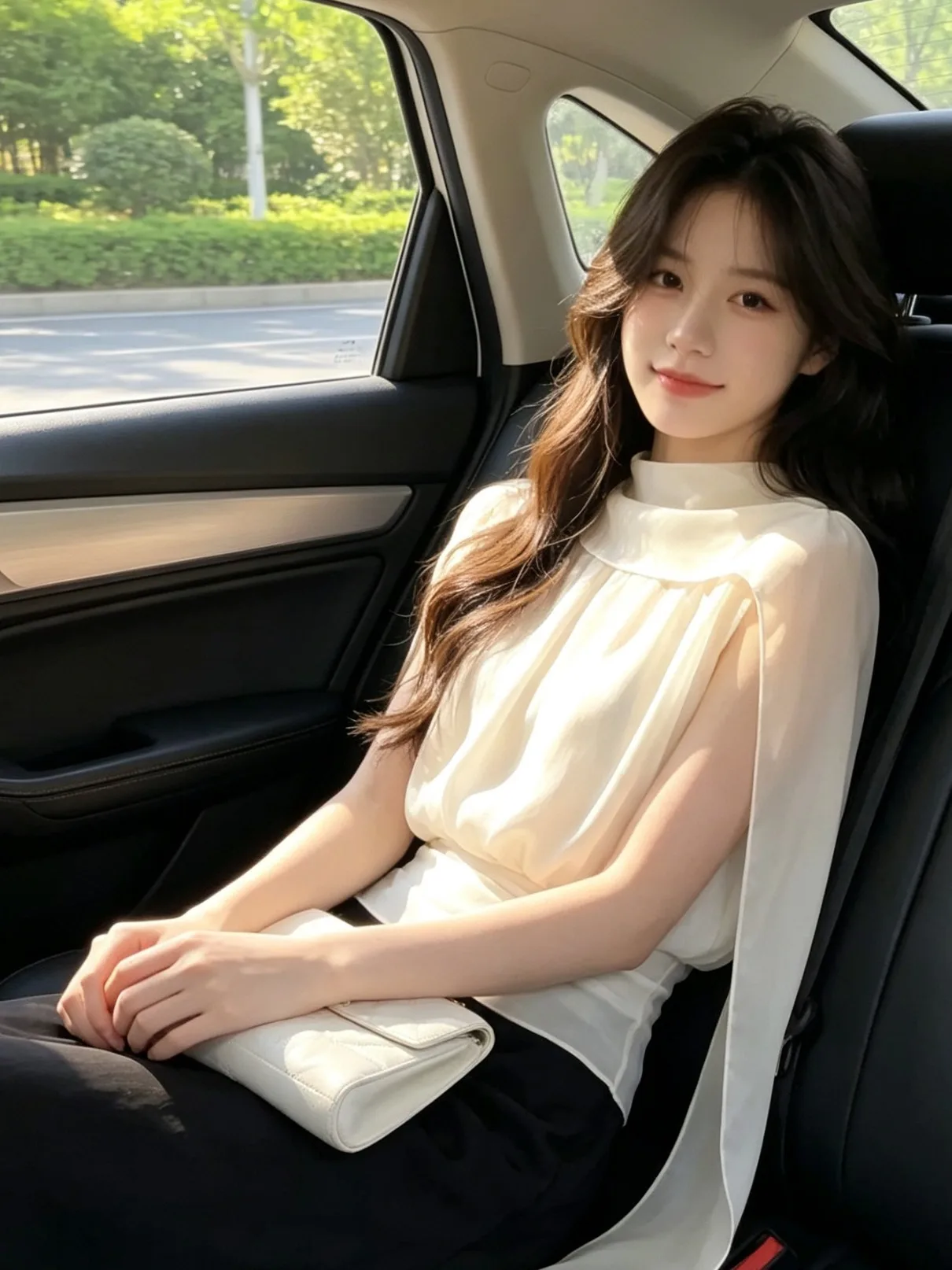Elegant Beige Silk Women's Shirt Summer 2026 New Waist-Cinching Slimming Sleeveless Beautiful Top Casual Style V-Neck Short S...
Elegant Beige Silk Women's Shirt Summer 2026 New Waist-Cinching Slimming Sleeveless Beautiful Top Casual Style V-Neck Short S...