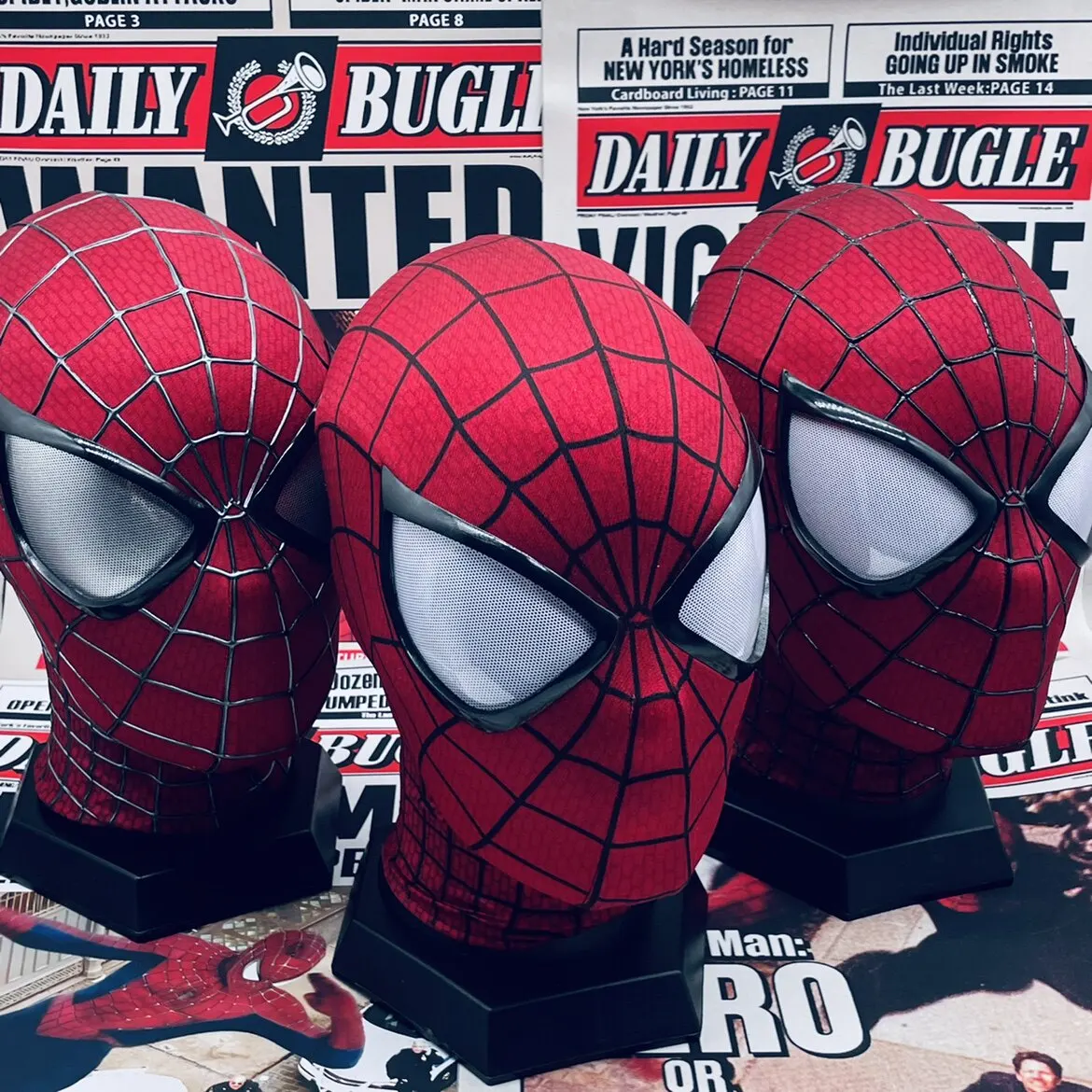 Hot Amazing Spiderman Mask The Amazing Spiderman 2 Andrew Garfield Peter Parker Handmade Movie Accurate Adult Cosplay Headgear
Hot Amazing Spiderman Mask The Amazing Spiderman 2 Andrew Garfield Peter Parker Handmade Movie Accurate Adult Cosplay Headgear