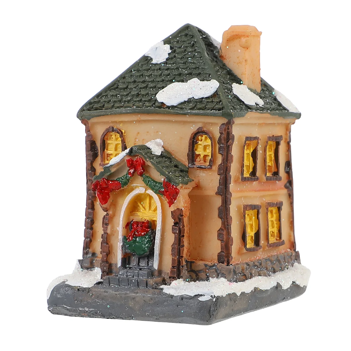 Lights Christmas Party Decoration Resin Glow Small House Micro Landscape Decorations Gifts LED Ornament Houses Xmas Vacation
Lights Christmas Party Decoration Resin Glow Small House Micro Landscape Decorations Gifts LED Ornament Houses Xmas Vacation