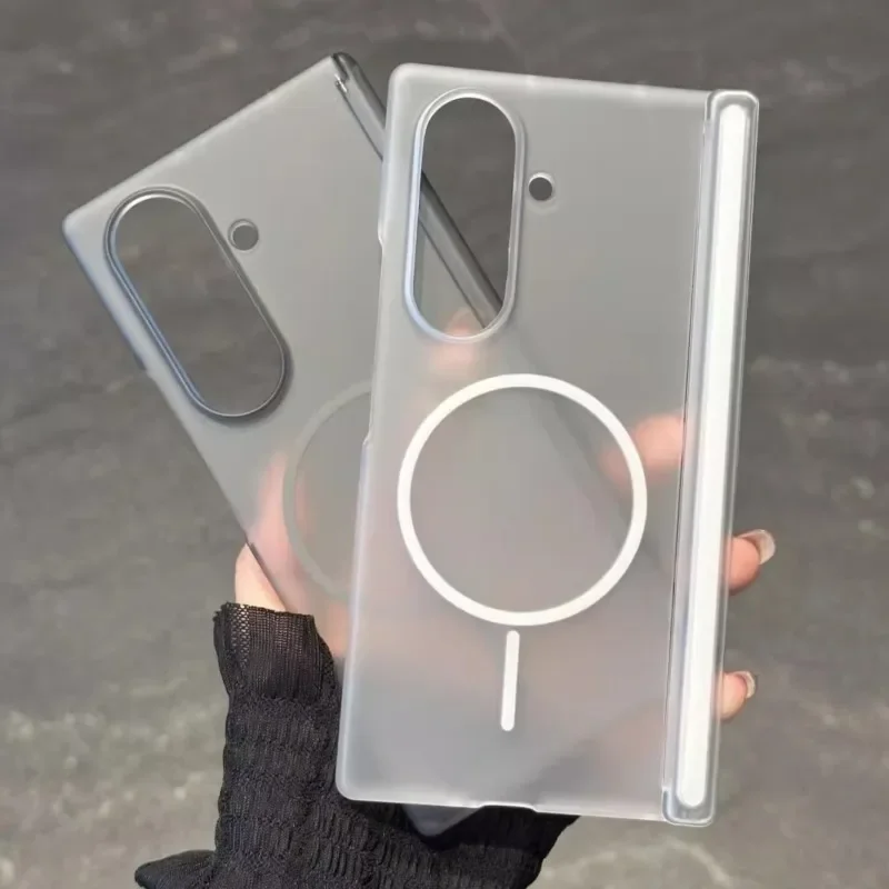 Transparent For Magsafe Magnetic Center Axis Case For Samsung Galaxy ZFold 7 Z Fold Flip 5 6 4 Hard Matte Thin Shockproof Cover
Transparent For Magsafe Magnetic Center Axis Case For Samsung Galaxy ZFold 7 Z Fold Flip 5 6 4 Hard Matte Thin Shockproof Cover