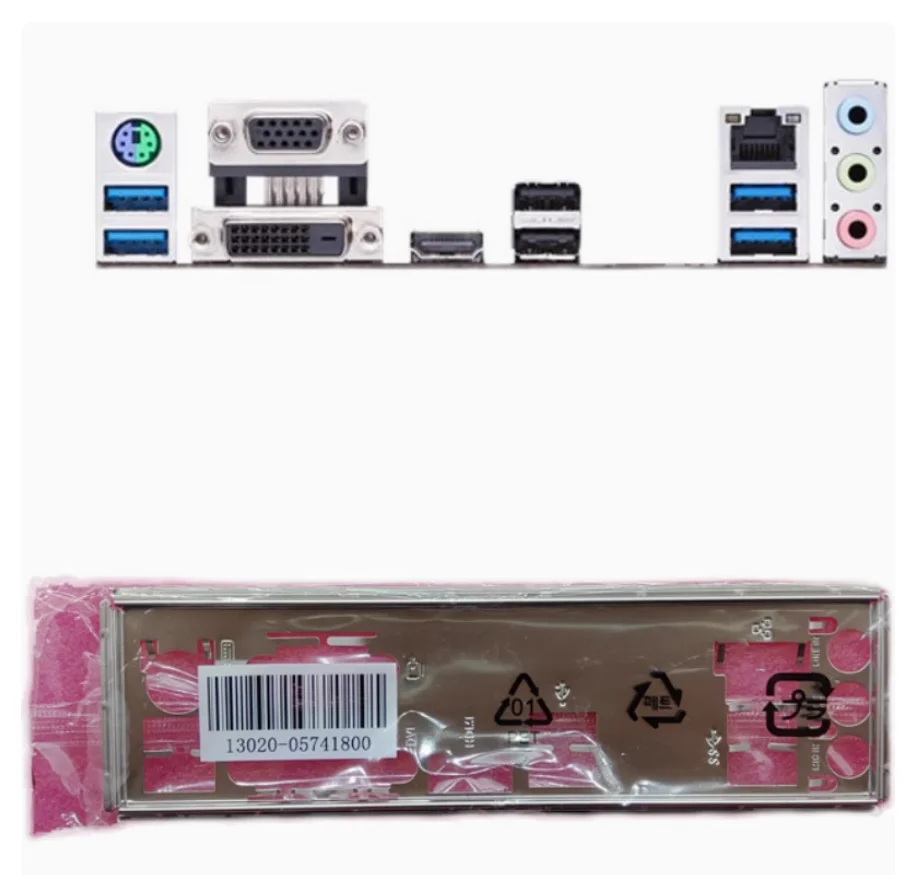 IO I/O Shield Back Plate BackPlate BackPlates Blende Bracket For ASUS PRIME A520M-A
IO I/O Shield Back Plate BackPlate BackPlates Blende Bracket For ASUS PRIME A520M-A