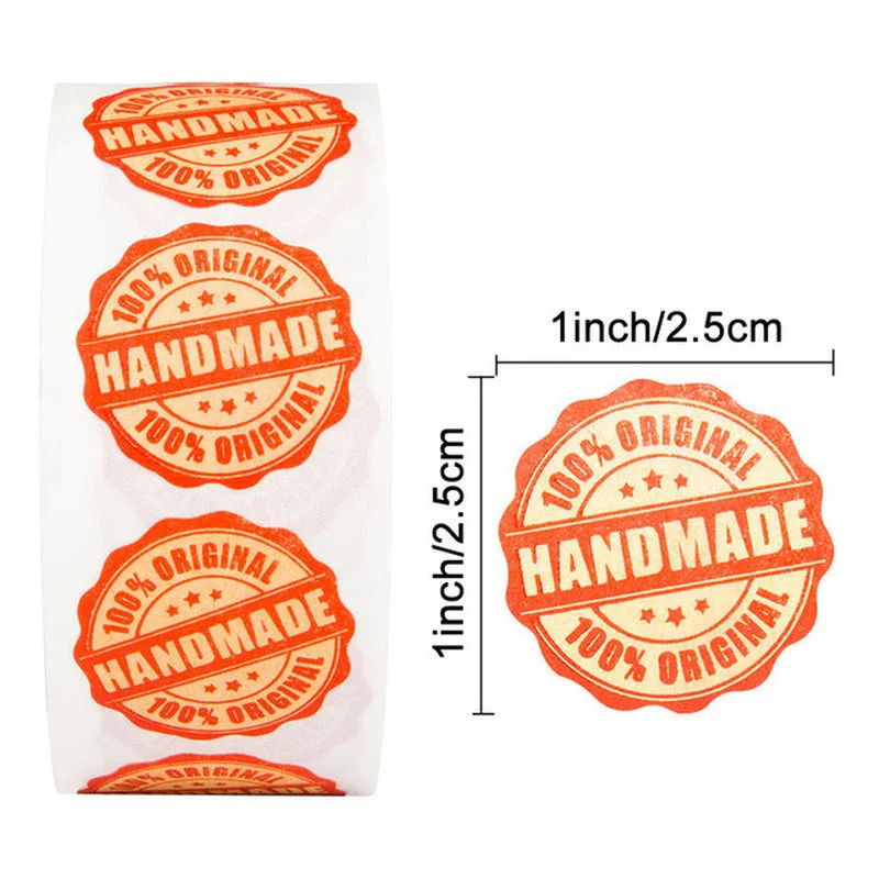 500pcs Handmade Stickers Round Wedding Stickers Label for Party Favors Decoration Envelope Gift Stationery Stickers
500pcs Handmade Stickers Round Wedding Stickers Label for Party Favors Decoration Envelope Gift Stationery Stickers