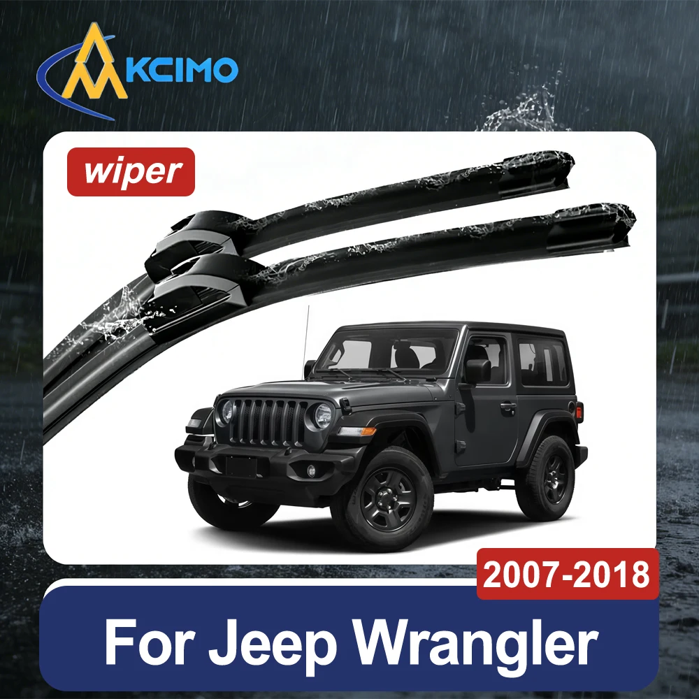 Front Wiper Blades Replacement Kit For Jeep Wrangler JK 2007-2018 All-Weather Performance Windshield Wipers Complete 2-Piece Set
Front Wiper Blades Replacement Kit For Jeep Wrangler JK 2007-2018 All-Weather Performance Windshield Wipers Complete 2-Piece Set