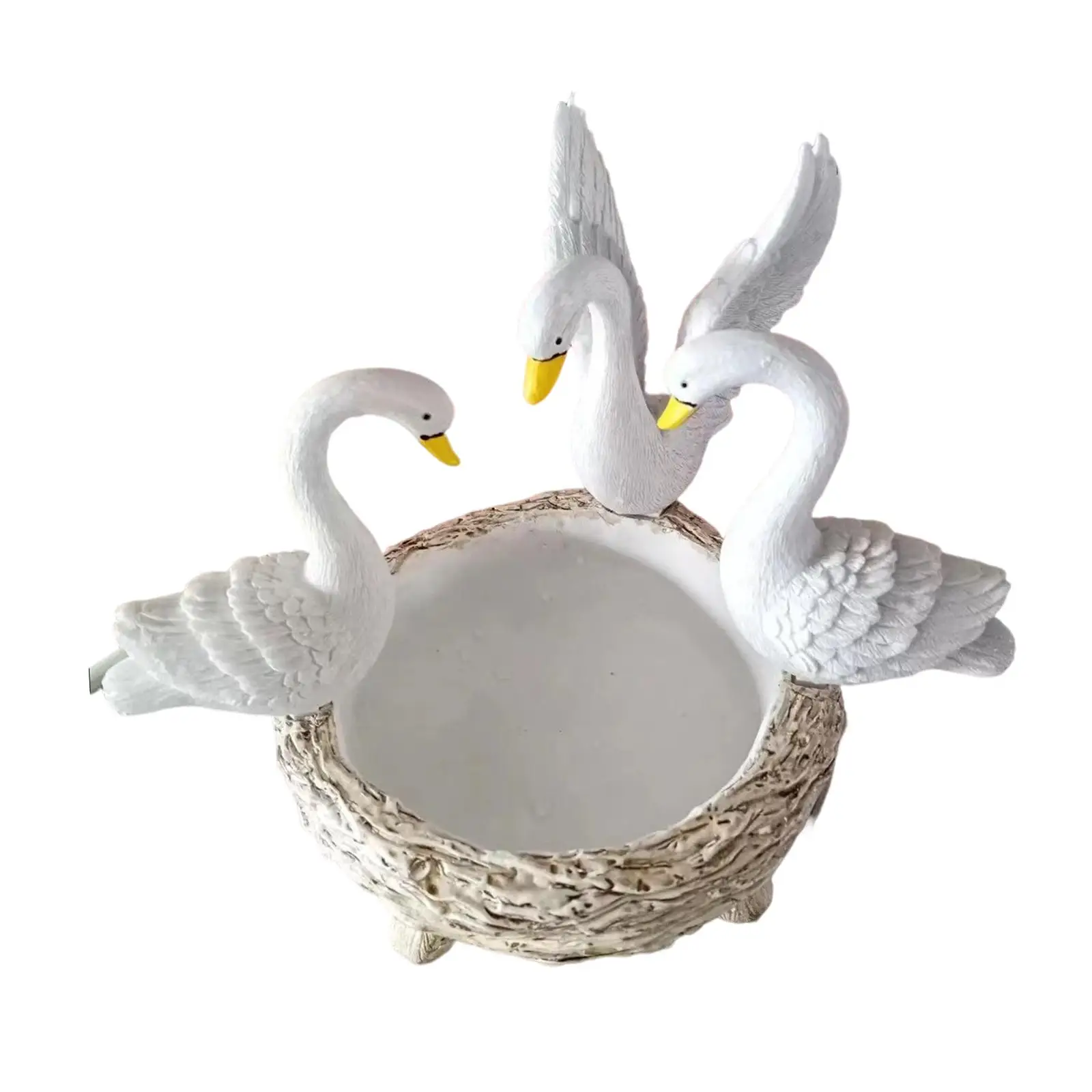 Garden Flower Pot Planter Desktop Vase Floral Arrangement Elegant Swan Sculpture
Garden Flower Pot Planter Desktop Vase Floral Arrangement Elegant Swan Sculpture