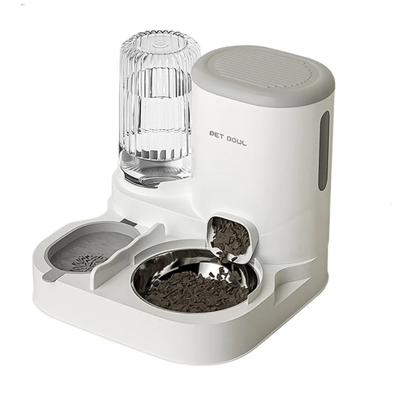 Pet Automatic Feeder 2 In 1 Dog Cat Food Container Water Fountain Large Capacity Stainless Steel Pet Feeding Bowl Pet
Pet Automatic Feeder 2 In 1 Dog Cat Food Container Water Fountain Large Capacity Stainless Steel Pet Feeding Bowl Pet