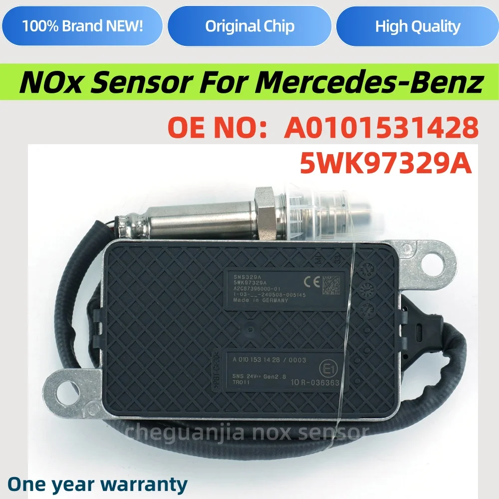 5WK97329A A0101531428 0101531428 Nitrogen Oxygen Nox Sensor 24V For Mercedes-Benz Actros Trcuk Car Accessories
5WK97329A A0101531428 0101531428 Nitrogen Oxygen Nox Sensor 24V For Mercedes-Benz Actros Trcuk Car Accessories