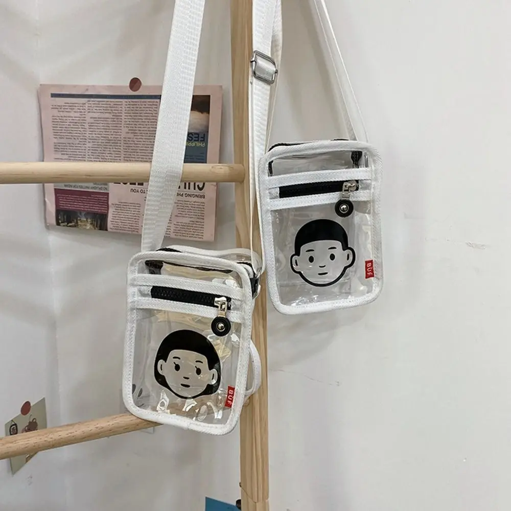 Simple Small Square Bag PVC Transparent Bag Printed Purse Crossbody Bag Fashion Design Jelly Bag Couple Shoulder Bag Outdoor
Simple Small Square Bag PVC Transparent Bag Printed Purse Crossbody Bag Fashion Design Jelly Bag Couple Shoulder Bag Outdoor